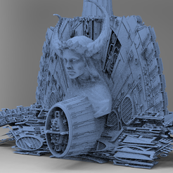 untitled.1260.png Archivo OBJ Ciencia Ficción Ciudad distopía Ciudad Ruina Tech 3・Diseño de impresora 3D para descargar, aramar