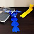 CuteA-LuckyC-BM-3.jpg Cute Alien & Lucky Cat Bookmarks 📚✨ 3D Printed Duo
