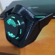 101848793_10158402057874660_2431226333083205632_o.jpg Batman respirator from the suicide squad film ideal for use as a chinstrap. has 4 leds of 5 mm