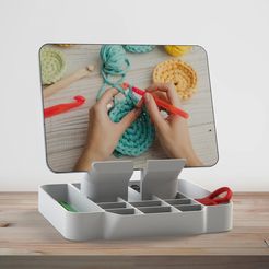 Crochet-Tablet-Work-Station-2.jpg Crochet Work Station with Tablet/Book Stand