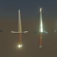 Adaga-3.png Low Poly Dagger Pack: Minimalist Style for your Game Free