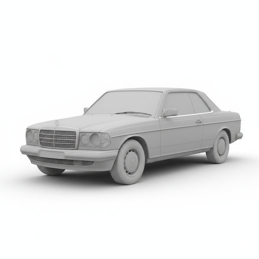 Mercedes-Benz 280CE car 3D, hypercar, car STL, sports car, truck, JDM, drift car, automobile, garage, SUV, classic car, vehicle, car model, race car, car, muscle car, supercar, pickup, diorama, vintage car