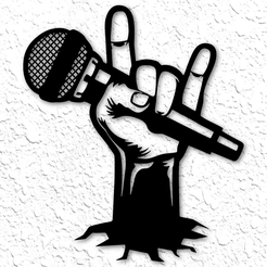 project_20230219_1803596-01.png rockstar hand with mic wall art musician wall decor