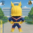 391.jpg CHIBI ALL MIGHT - My Hero Academia Fan Art 3D Model