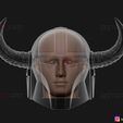 25.jpg Viking Mandalorian Helmet - Buffalo Horns - High Quality Model