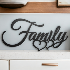 family.png Family wall decor sign