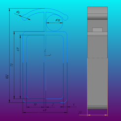 1.png Archivo STL gratuito Porta-esquís・Objeto para descargar e imprimir en 3D
