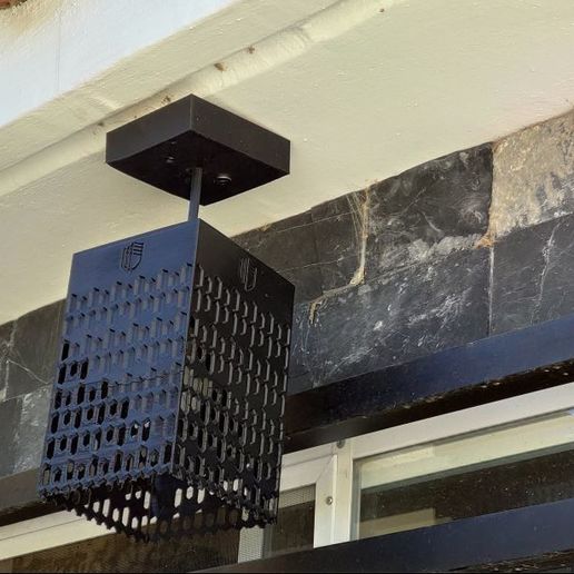 Minimalist style outdoor lamp - 3D model önizlemesi