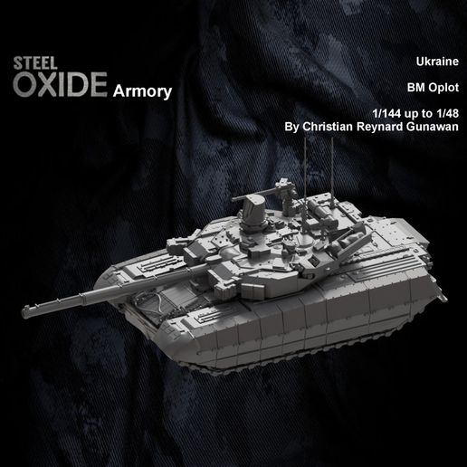 ★OMMO★VOLUME KT TANK OP 🪖 T-84 BM Oplot・ 3D File for 3D printing・Cults