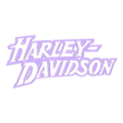 harley_letras.obj HARLEY DAVIDSON MOTORCYCLES WALL ART HARLEY DAVIDSON WALL DECOR LOGO LETTERING