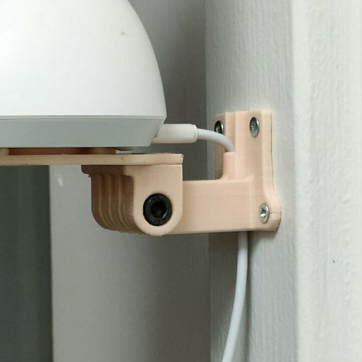 📷 Xiaomi Mi Home Security Camera 360 wall mount・ STL File for
