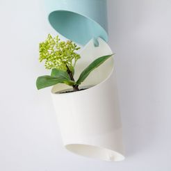 3-x-Wall-planter_-04.jpg Archivo STL Jardinera colgante de pared de interior, recipientes organizadores, herramientas de belleza, decoración de pared・Modelo de impresión 3D para descargar