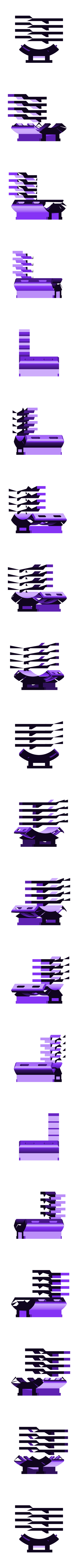 adapter_pc5000.stl Snap-fit Bike Stem Mount for Anker PowerCore 5000 / PowerCore+ mini