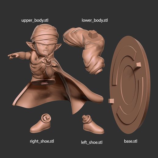 Print3D.jpg Piccolo Mini - Dragon Ball Daima