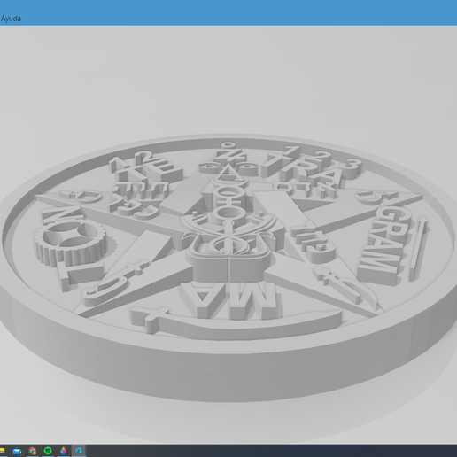 tetragramaton 3D model
