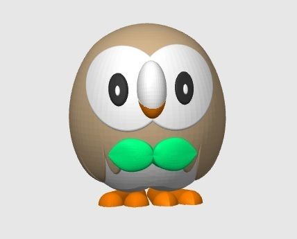1.jpg Rowlet - Pokemon - Multicolor