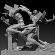 twin.PNG Evangelion Unit 03 - Bardiel - Rebuild of Evangelion Colection N2 3D print model -