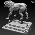 19.jpg Predator Dog  Model Printing Miniature Assembly File STL OBJ for 3D Printing FDM-FFF DLP-SLA-SLS inspired by the film, THE PREDATOR, from 2018