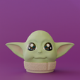 baby_yoda.png EASTER EGG PIGGY BANK CONTAINER - BABY YODA - STARWARS