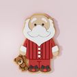 Agios-Vasilis-without-RED.jpg Santa Claus Pyjamas #3 Cookie Cutter