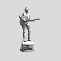1.jpg STL file muse - matt bellamy 3dprinting・Design to download and 3D print