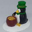 penguin-st-patrick-with-pot2.jpg St. Patrick's Day Penguin with Pot O' Gold