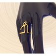 linea2 ring insta 21.jpg Adjustable ring Cavandoli's Linea 2
