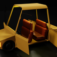 untitled5.png lowpoly yellow car