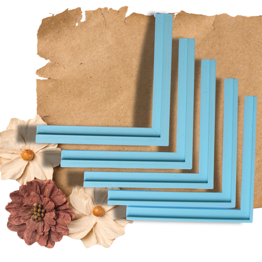 📓 Corner binding set 2-11 mm - Scrapbooking / Bookbinding・ STL File for ...