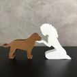 WhatsApp-Image-2023-01-04-at-11.13.05-1.jpeg Girl and her Labrador Retriever (wavy hair) for 3D printer or laser cut