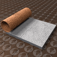 patterned_cobblestone_side.png Thin Texture Roller (Low Resin Cost) – Patterned Cobblestone – 4.5 Inches Tall
