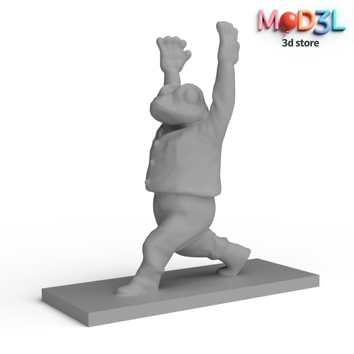 Bad Bunny’s Concho Frog – Yoga Warrior I Edition 🐸🔥