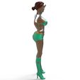 6.15.jpg POSE N6 ATTRACTIVE SEXY WOMAN MINIATURE 3D PRINT MODEL