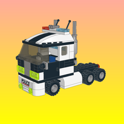 Грузовик-02.png NotLego Lego Pack Police Truck Model 128