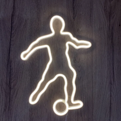 led1.png Football player led neon ledon lamp