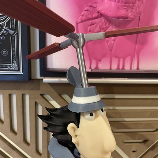 PHOTO5.jpg INSPECTOR GADGET URBAN VIBES FAN ART 3mf and stl