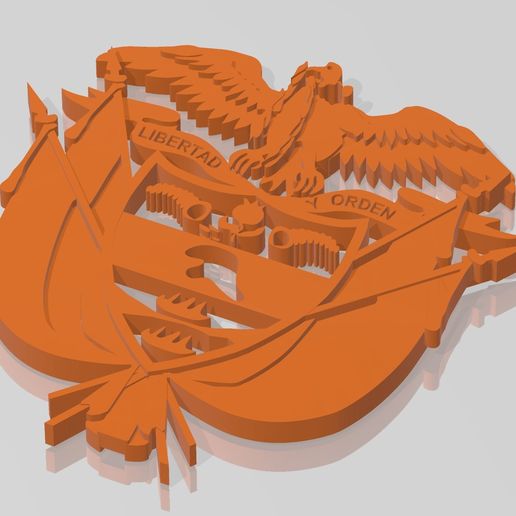 COAT OF ARMS OF COLOMBIA 3D model