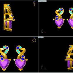 List.jpg Boucles d'oreilles en forme de coeur