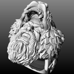 1.jpeg Fichier STL Modèle 3D de l'anneau Berserker en or・Modèle pour impression 3D à télécharger