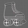 cookiecutter roller skates04.jpg STL file cookie cutter roller skates・3D print model to download