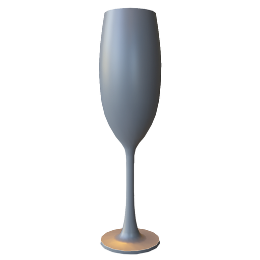 Elegant Champagne Flute Glass