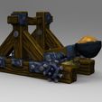 untitled.1575.jpg Stylized Medieval Medieval Catapult - Low Poly 3D Model / Game Ready / Printable