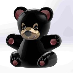 BEAR-BLOWN-TOY1.jpg STL-Datei Teddybär・3D-druckbares Design zum Herunterladen