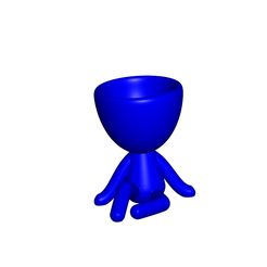 Vaso_1_Azul.jpg STL-Datei JARRÓN MACETA ROBERT 01 - VASE FLOWERPOT ROBERT 01 kostenlos herunterladen • Design zum 3D-Drucken, PRODUSTL56