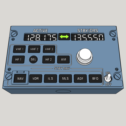 Square.png A320 / A330 RMP control panel