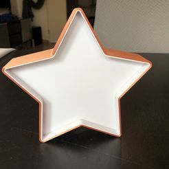 IMG_9024.jpeg Archivo STL gratis Star LED LAMP - Lámpara de estrella LED・Objeto para impresora 3D para descargar