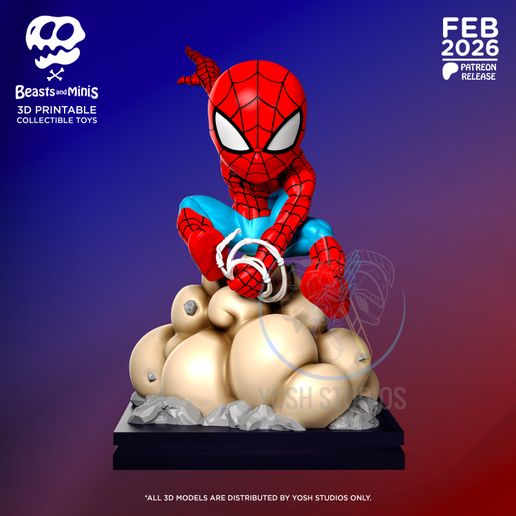 Ultimate Spider-Man Mini 3D Printer STL file