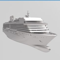 vista4.jpg Archivo STL Crucero MS Westerdam Holland America Line・Modelo de impresora 3D para descargar