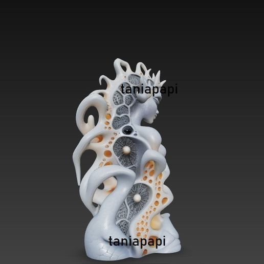 👽 Alien statue・ STL File for 3D printing・Cults