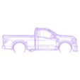 shelby f150 ss.stl Wall Silhouette: Ford Set